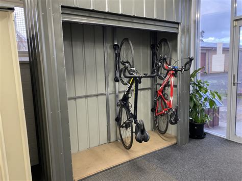 steel box for bike|4 bike rack garage.